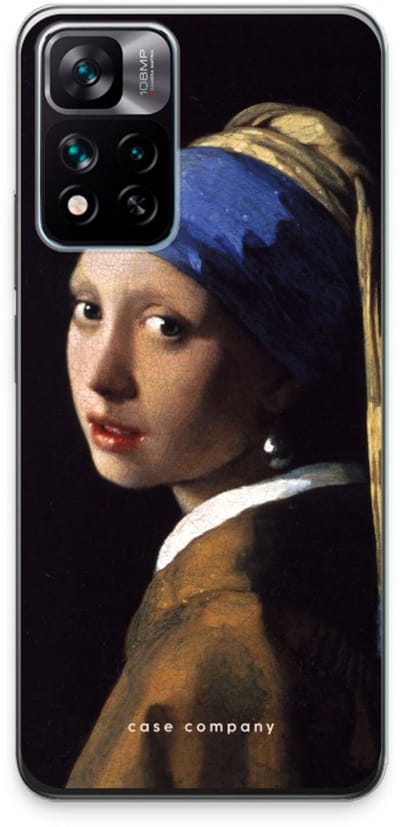 Case Company® - Hoesje geschikt voor Xiaomi 11i hoesje - The Pearl Earring - Soft Cover Telefoonhoesje - Bescherming aan alle Kanten en Schermrand