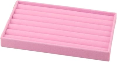 Sieradenorganizer Lade - Juweel Opberger - Orde Houden - Zacht Fluweel Interieur - 21 cm breed - Roze