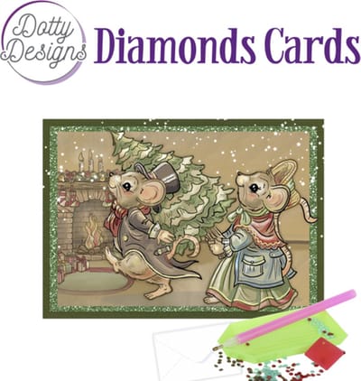Diamond Painting Dotty Design Diamonds Cards | Have a Mice Christmas