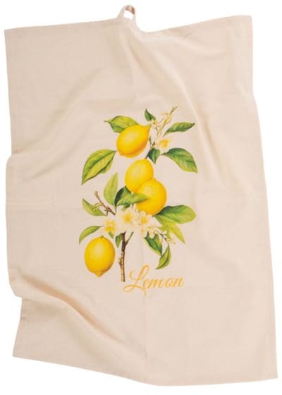 Tiseco - Theedoek VIVA - SET/3 - katoen - citroen - 50x70 cm