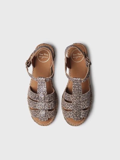 Espadrilles met dierenprint voor dames | ESTELA-LE