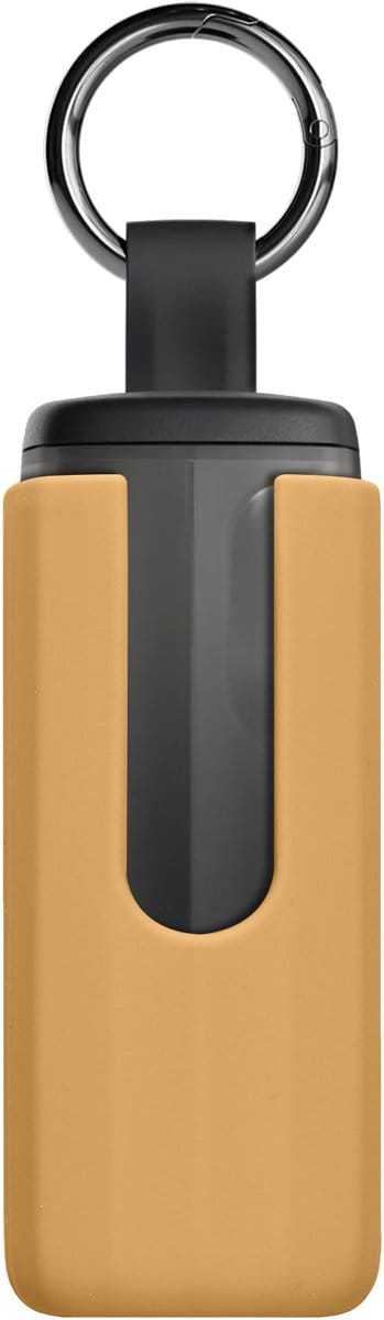 kwmobile cover voor oordopjes case - geschikt voor Skullcandy Method 360 ANC - Trendy beschermhoes draadloze oordopjes in zand