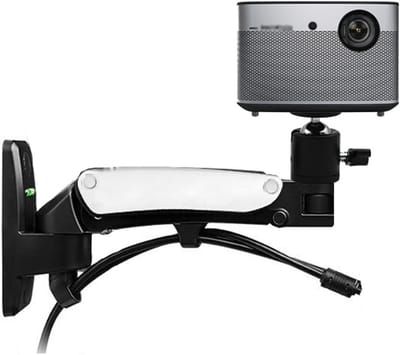 Beamer Muurbeugel - Projector Plafondmontage - Optimale Kijkhoek - 360 Graden Draaibaar - Universele Pasvorm - Zilver
