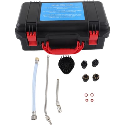 Nettoyeur vapeur haute pression portatif, machine de nettoyage commerciale haute température pour voiture et cuisine black
