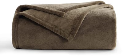 Dailygoods - Fleecedeken - Extra Zacht - 130 x 150 cm - Bruin - Warmte en Comfort - Geschikt voor Bank en Bed - Perfect voor Knuffeluren