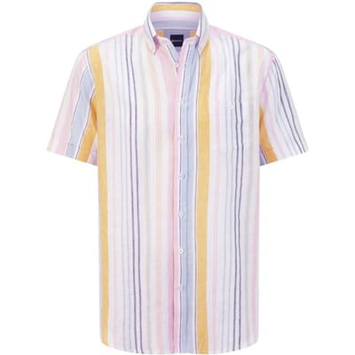 Babista herren Overhemd Met Korte Mouwen - 39/40 - wit - Plus Size