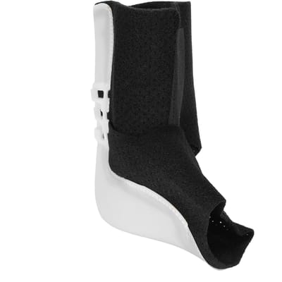 Orthopedische Enkelondersteuning Voetdrop Spalk Hemiplegie RevalidatietrainingstoolLinks black