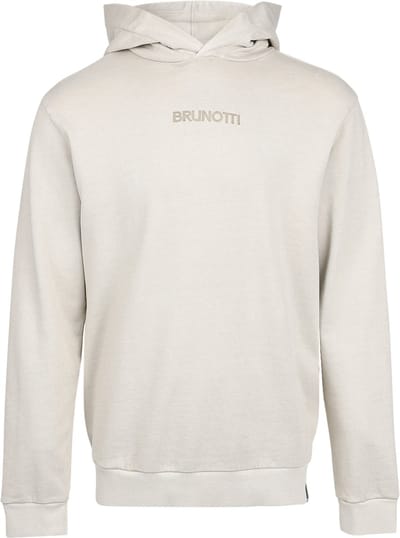 Brunotti - Steyn - Sweater Feather Grey - Heren - 100% Katoen - Hoodie - Everyday Comfort - M