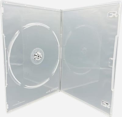 10 X Clear Slim 7mm Back DVD/CD/BLU RAY Case - Dragon Trading® - Durable Storage Solution