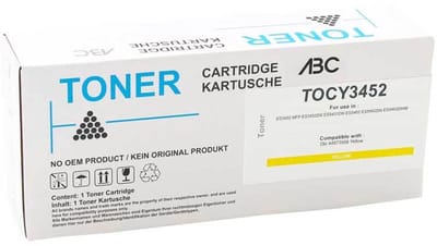 ABC huismerk toner geschikt voor Oki 44973509 geel voor ES3452 MFP ES3452DN ES5431DN ES5462 ES5462DN ES5462DNW ES 3452MFP ES 3452DN ES 5431DN ES 5462 ES 5462DN ES 5462DNW