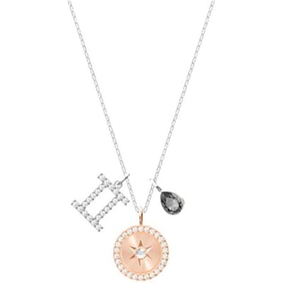 Swarovski Zodiac Tweelingen Ketting Damesketting Grijs 5349217 Box (Random Color) white