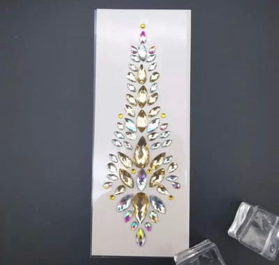 Akyol - Gezichtsjuwelen – gezichtsteentjes - gezicht glitters– diamantjes – carnaval- plak diamantjes- diamantjes voor gezicht - bohemian feest - bohemian – festival – gezichtsdecoratie – feest – decoratie - sticker - stickervel -glitte