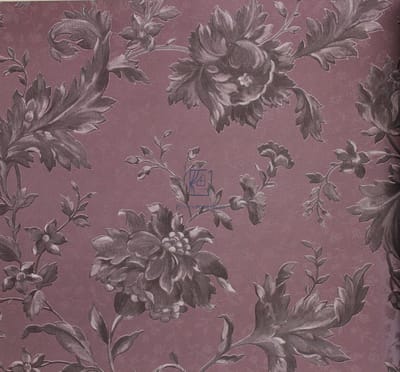 Eijffinger Westminster 320109 violet bloemen glans vinyl