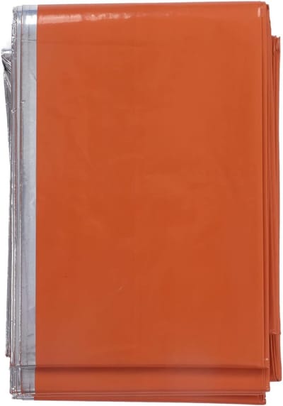 Nooddeken Winddicht - Thermale Deken - Outdoor Kamperen - Waterdicht Lichtgewicht - 210 x 130 cm - Oranje