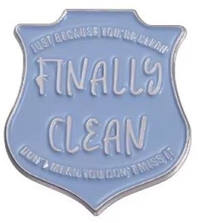 Pin Broche - enamel pin - kledingspeld - Taylor finally clean