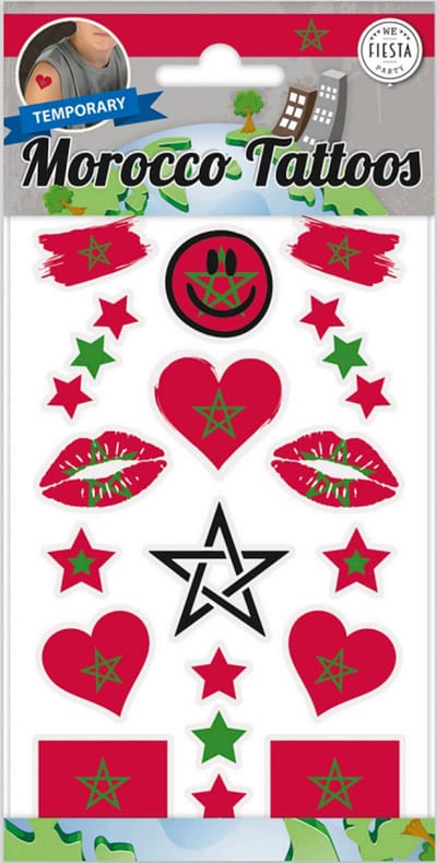 Plaktattoos Marokko (18st)