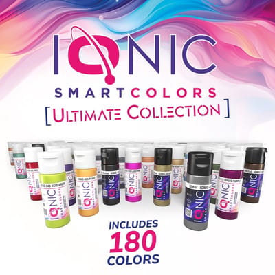 AMMO by Mig Jimenez Hobbyverf Acrylverf - MIG IO0603 Ionic Smart Colors - Ultieme Kleurenset - Acryl Set 180x20ml Verf set - 180x 20 ml