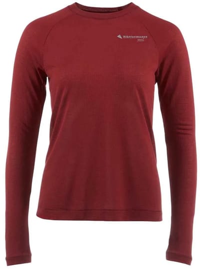 KlÄttermusen Groa T-shirt Met Lange Mouwen Rood XL Vrouw