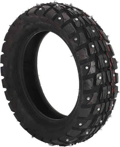255X80 Off-road Vervangingsband voor Winter, 10 Inch Studded Non-slip Shock Absorptie voor Sneeuw en Modder