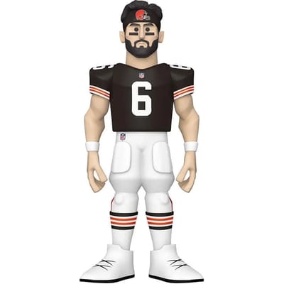 Set van 2 beeldjes Funko NFL: Cleveland Browns Vinyl Gold Baker Mayfield