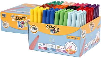 BIC Visa Color Kleurstiften, lijndikte 3 mm, diverse kleuren, 12x12 stuk