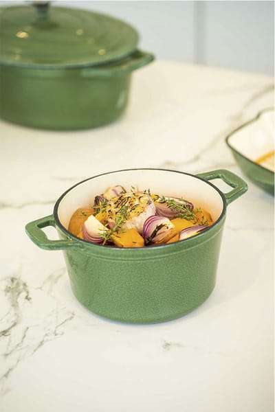 Cosy & Trendy Castard kookpot - Glansgroen - Gietijzer 4,5L