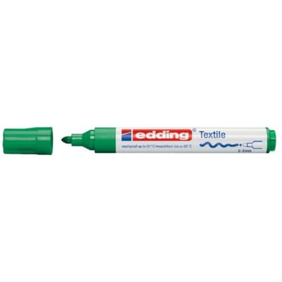 Textielmarker edding 4500 rond 2-3mm groen