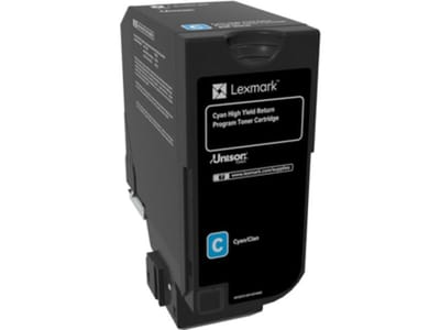Lexmark 84C2HC0 toner cartridge cyaan extra hoge capaciteit (origineel)