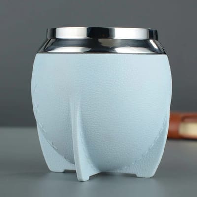 280ml dubbelwandige roestvrijstalen yerba mate theekop tumbler raket koffiekop koffietumbler zonder rietje 280ml