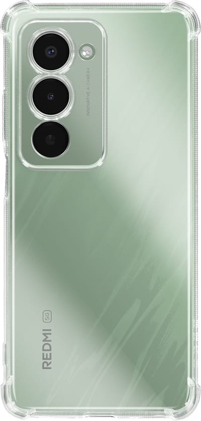 Mayaxess, Hoesje voor Xiaomi Redmi 15 5G van Siliconen met Versterkte Schokbestendige Hoeken, Transparant