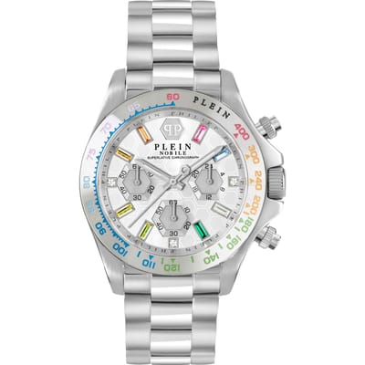 Philipp Plein Nobile Lady PWSBA0123 Horloge - Staal - Zilverkleurig - Ø 38 mm