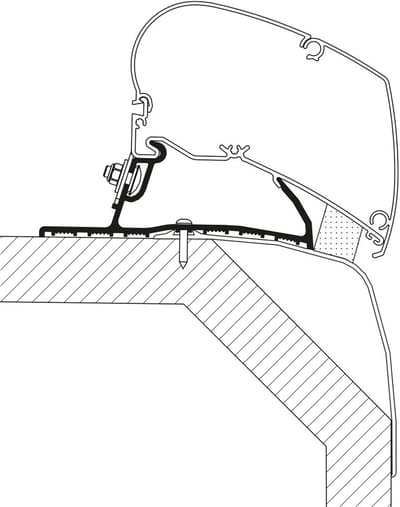 Thule Laika Ecovip Roof Adapter