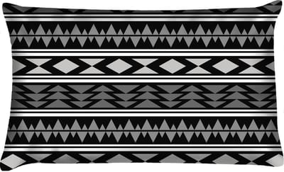 Sierkussen Home&Garden zwart en grijs tinten 40x60cm all weather patroon I