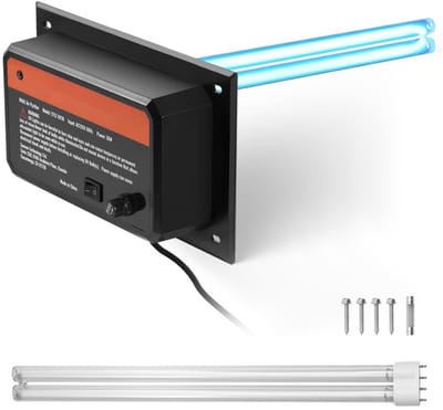 UV-C Luchtreiniger voor Hele Huis - In-kanaal HVAC UV-C Lamp - Vermogen 36 W - Golflengte 254 nm - Voor Airco- en Luchtkanalen - Inclusief 1 Reservelamp