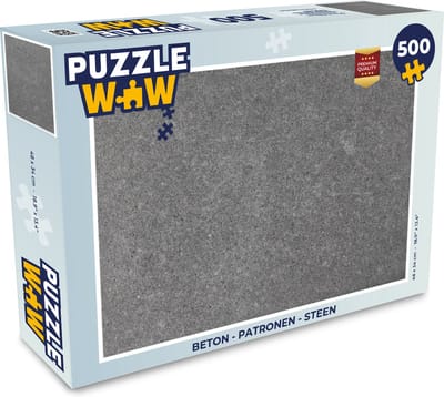 Puzzel Beton - Patronen - Cement - Vintage - Textuur - Rustiek - Legpuzzel - Puzzel 500 stukjes