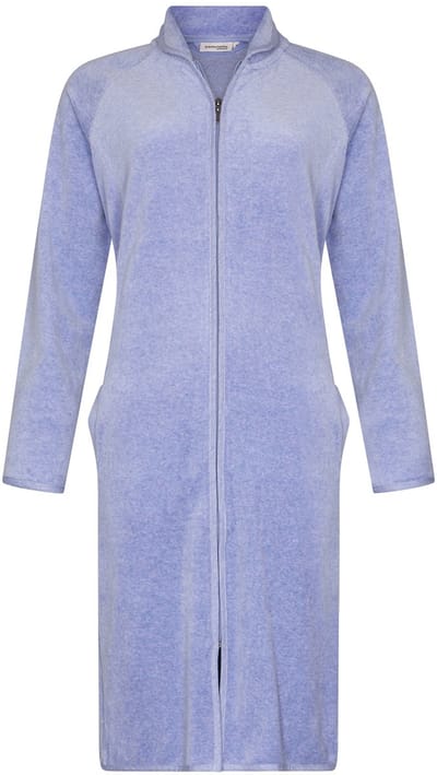 Pastunette Premium Badjas Soft Sketches - Velour - Blauw - Maat S