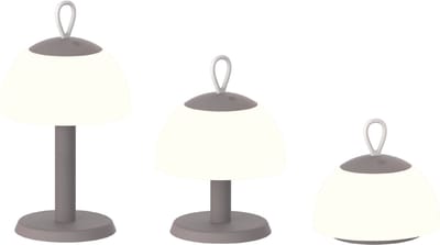 Luxus Europe - Tafellamp Lesbos 3-in-1 Taupe - Draadloze Tafellamp Buiten - Verstelbare Hoogte - Oplaadbaar - USB-C - Dimbaar - Warm Wit - Waterbestendig
