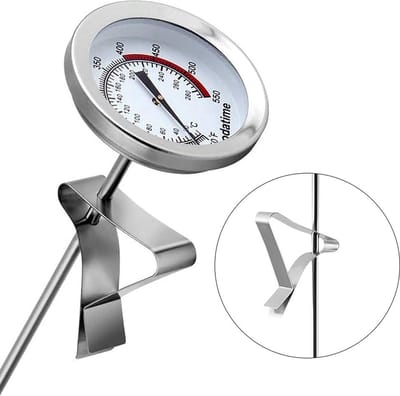 Keukenthermometer - Vet thermometer - Grillen - Bakken - Thermometer keuken - Koken Bakken en Braden - Grill - Rookoven - Vleesthermometer - Barbecue - 15cm Probes - RVS - BBQ thermometer