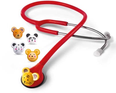Hospitrix Kinderstethoscoop SB54 Rood - MDR Gecertificeerd - Verpleegkundige Accessoires - Verpleegkundige Cadeau