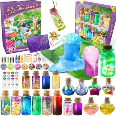 Creatieve knutselset voor kinderen - 20 doe-het-zelf toverdrankjes en experimentenspeelgoed