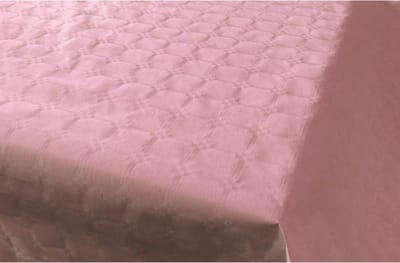 Tafellaken/tafelkleed rol papier - 1x - 800 x 120 cm - lichtroze - Tafel decoratie - Lange tafels - Damast papier