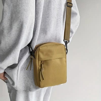 Bovista Schoudertas - Dames - Heren - Crossbodytassen - Slingbag - Bag - Nektas - Nektasje - Messenger - Crossbody - Khaki