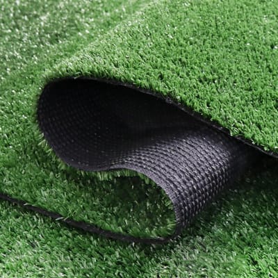 Kunstgras Tapijt - Nep Gras - Balkon Decoratie - Waterdoorlatend - 10x10cm - Groen