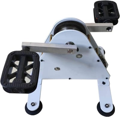Hometrainer Generator - Fiets Dynamo - Elektriciteit Opwekken - Dubbele USB Snellader - 100W - Wit