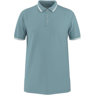 ESMARA MEN Piqué heren polo (Blauw, S)