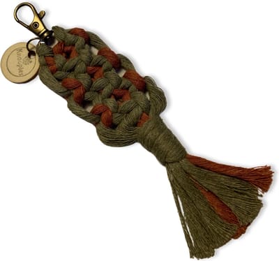 Sleutelhanger 'Boho' - Diverse kleuren - Katoenkoord - Handgemaakt in ons Macramé Atelier - Prijs per Stuk - Inclusief Verzendkosten