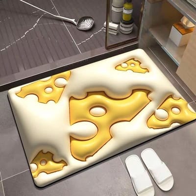 Allecto - Zachte Diatomeeën Modder Vloermat - Antislip Badkamertapijt - Sneldrogend en Ademend - H4 - Waterabsorberend - Geschikt voor Familie - Kl...