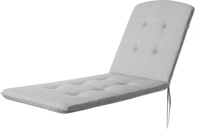 Hobbygaren Tuinkussen Beatriz Grijs voor ligbed 185x60cm - Waterafstotende stof - UV bestendig