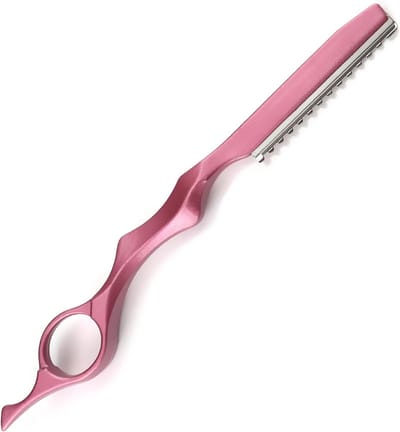 SnelShoppen - Haar Scharen Set, Thinning Scissors, Haar Verzorging, Haar Razor voor Knippen en Thinnen, Rvs, 1 Paar, Roze, Voor Dames en Heren