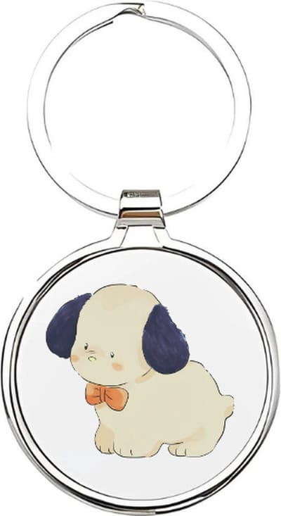 Akyol - puppy Sleutelhanger - Honden - hondenliefhebbers - honden - dieren liefhebbers - puppy - huisdieren sleutelhanger - hondenpoot - love my dog - hond - labrador - herdershond - border collie - dog - 4 x 7,5 CM